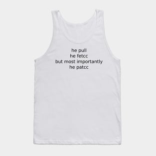 Git Workflow Programmer Art Tank Top